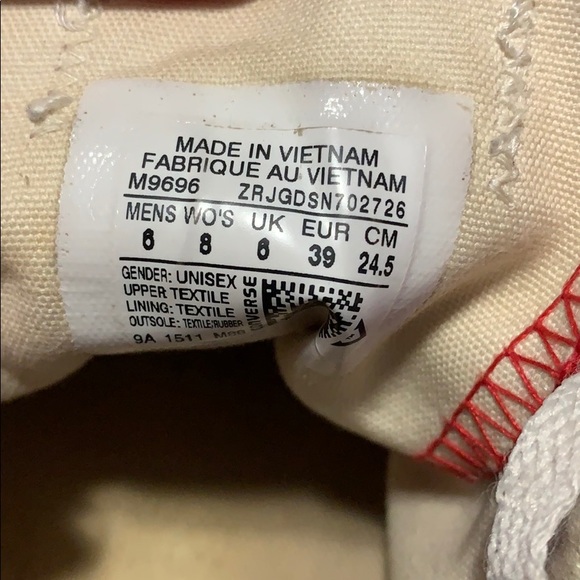 Red Converse - Picture 2 of 3